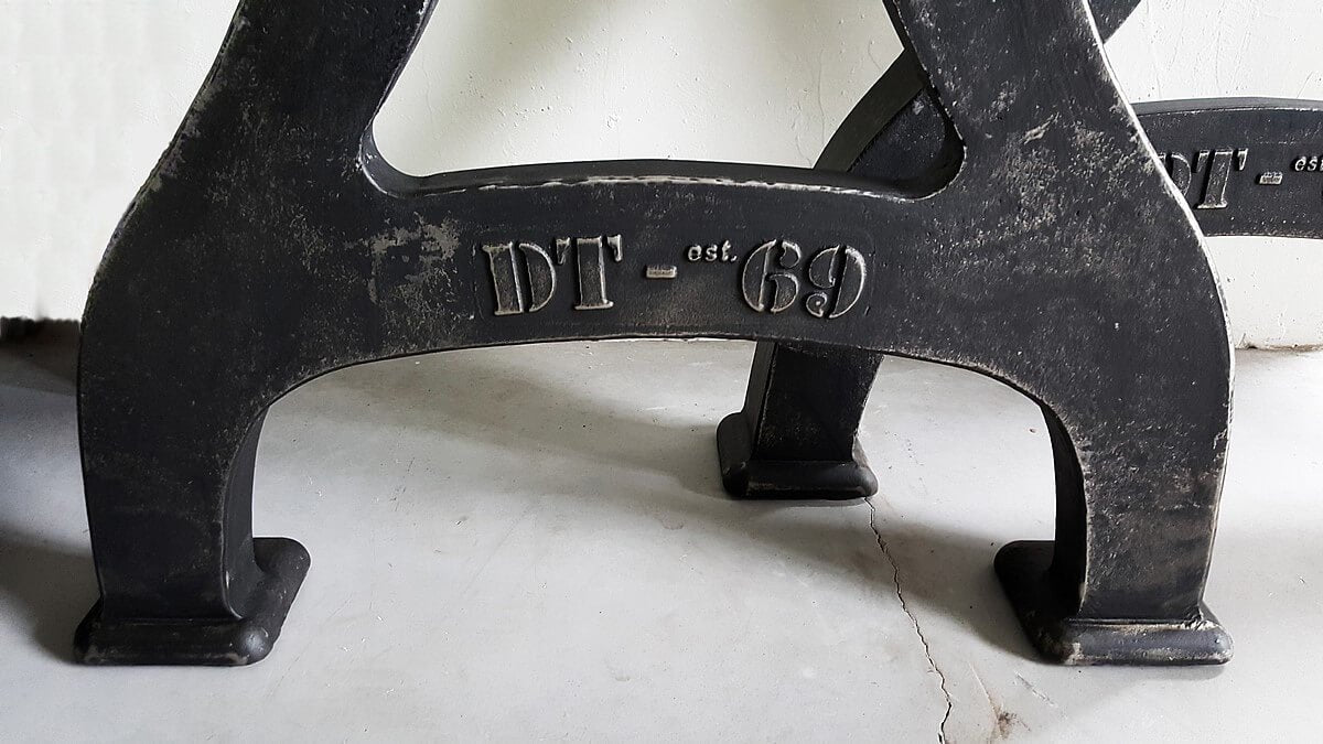 Tischbeine Metall Industriedesign – IND120-los