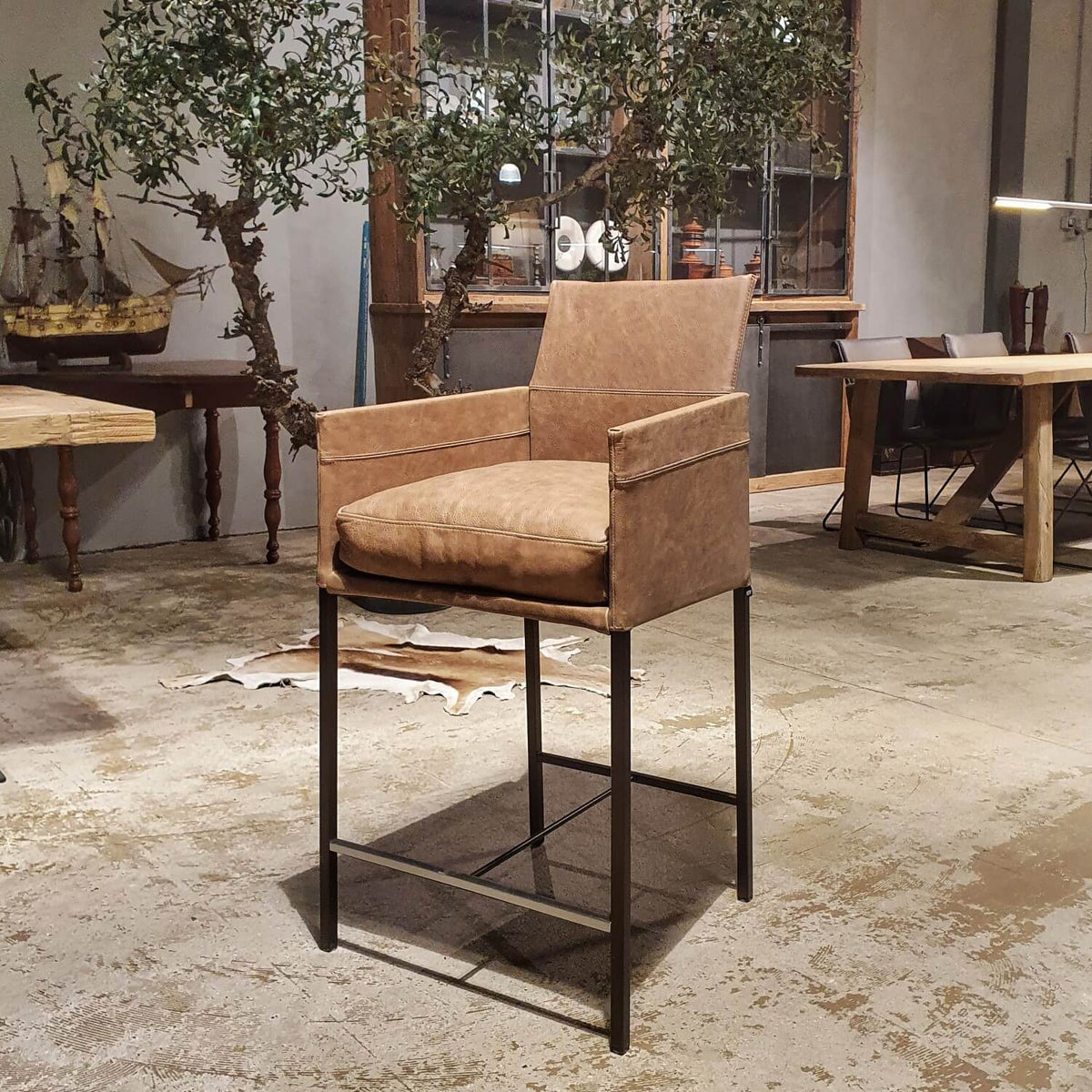 Moderne barstoelen met armleuning KFF Texas S39