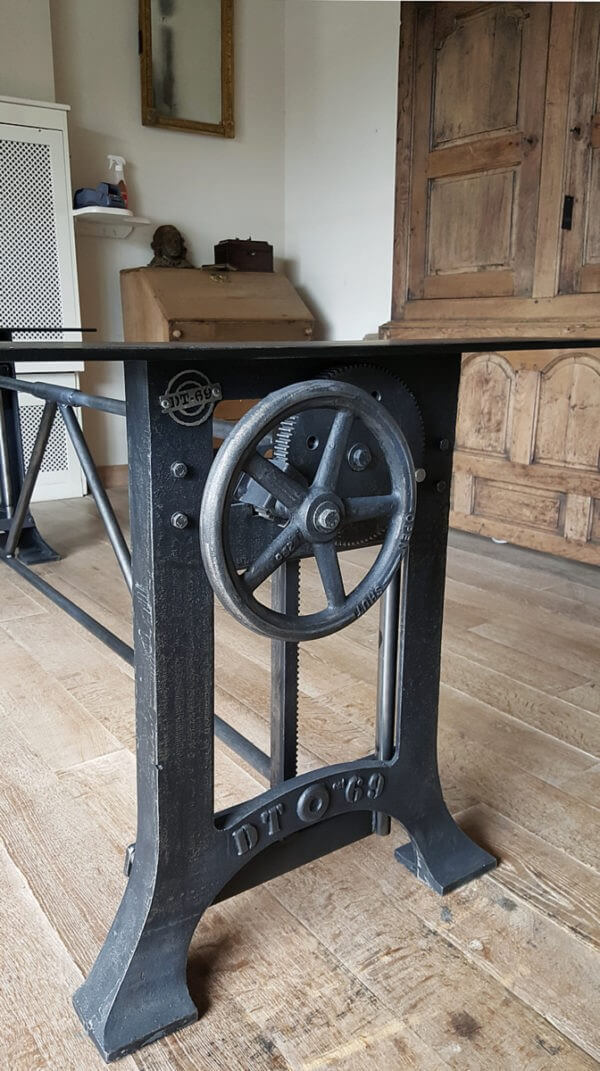 Industriedesign Tischgestell höhenverstellbar separat – DT03-LOS