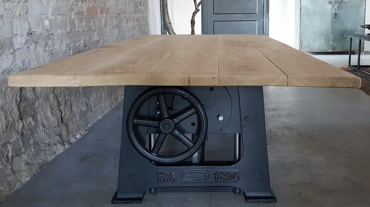 in Höhe verstellbare Industrie Design Couchtisch – DT25