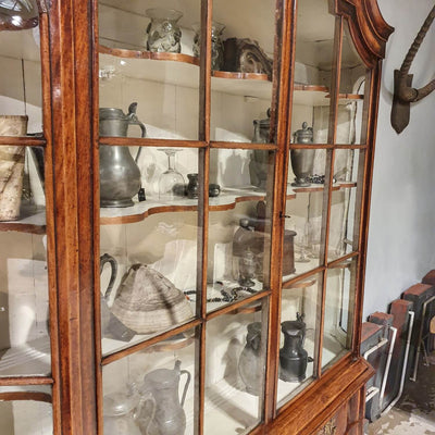 Antike holländische Vitrine aus Mahagoni | 18. Jahrhundert