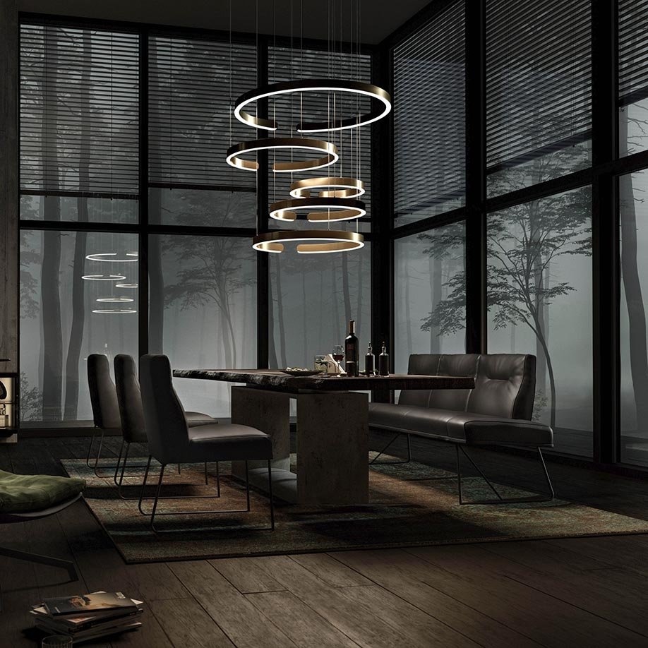 Moderne Esszimmerstühle ohne Armlehne | KFF D-Light | S36