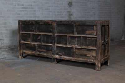 Alte chinesische Kommode aus Ulmenholz | 16 Schubladen D022