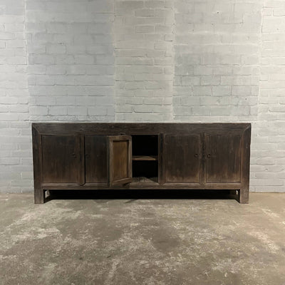 Alte chinesische Kommode aus Ulmenholz | 5 Türe D026
