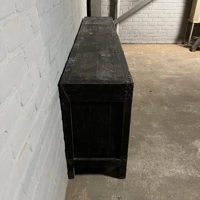 Robustes chinesisches Sideboard aus altem Ulmenholz | 5 Türen D032