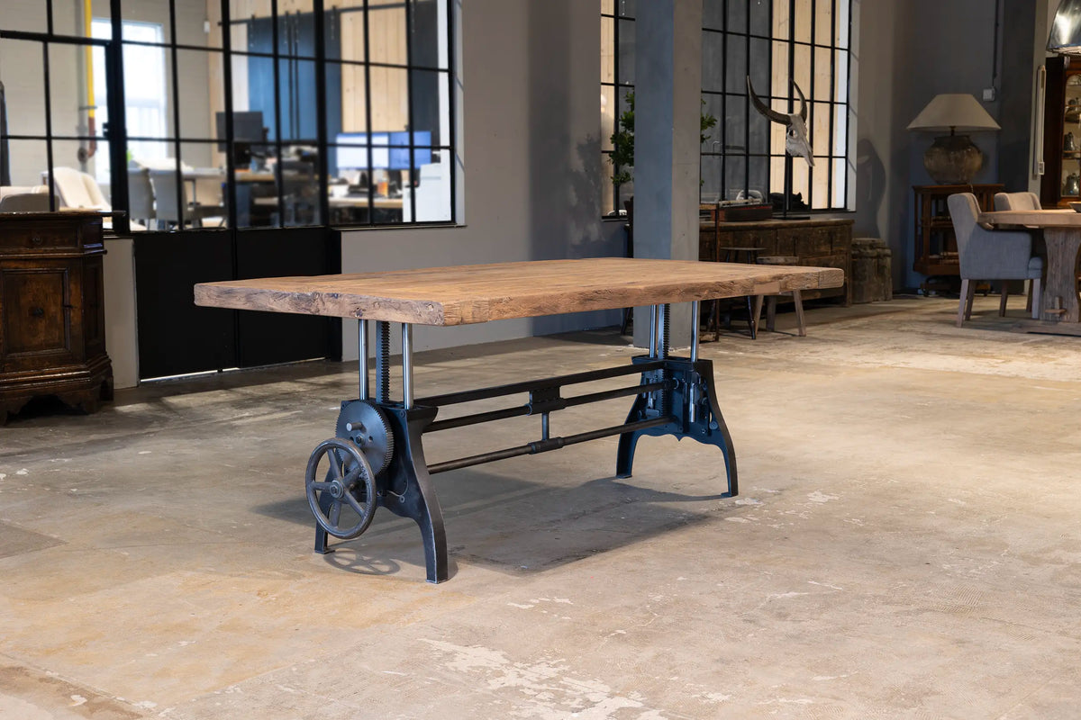 Industrial style Couchtisch höhenverstellbar zum Esstisch – DT42