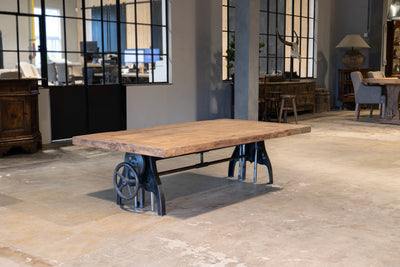 Industrial style Couchtisch höhenverstellbar zum Esstisch – DT42