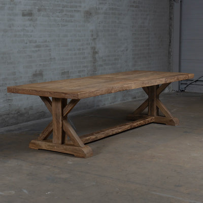 Kloostertafel Kitzbuehel gemaakt van oud eikenhout