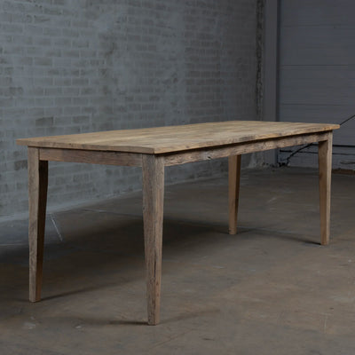 Franse eettafel gemaakt van oud eikenhout nu op voorraad