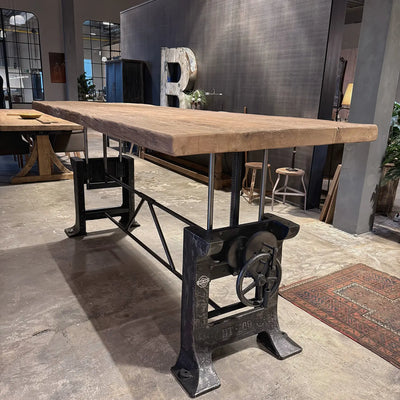 Industrie design Tisch höhenverstellbar – Auf Lager – H007