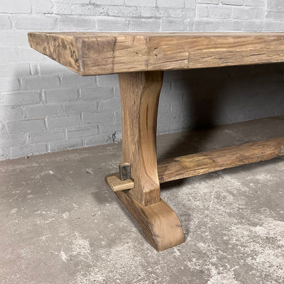 Altholz Eiche Klostertisch Luzern – Nach Maß – 7cm dick – Z031