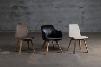 Set von 6 Moderne Esszimmerstühle aus Holz | KFF Macherick | S37