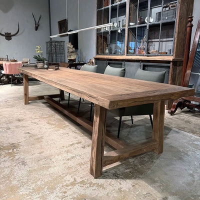 Kloostertafel Salzburg oud eiken - H008
