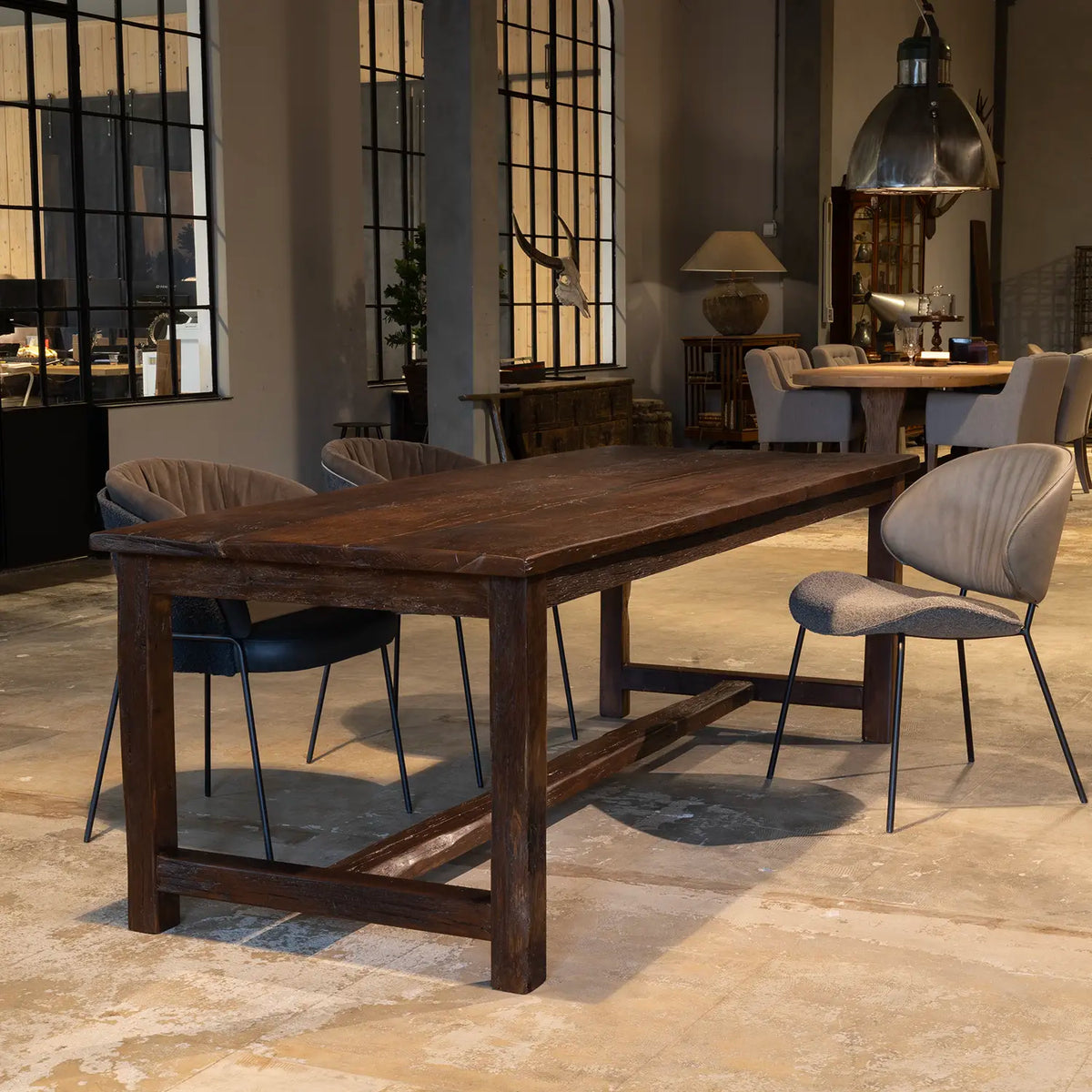 Kloostertafel Konstanz van massief oud eikenhout