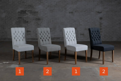 Set von 6 Landhausstühlen – hoher Rabatt – S41