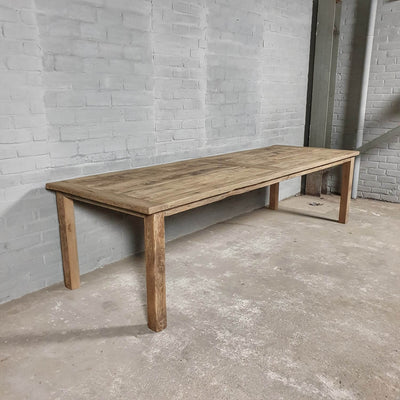 Rustieke Franse eettafel - robuust oud eikenhout – Z023