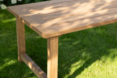 Gartentisch aus Holz – Tischplatte 4cm stark – Klostertisch – T23