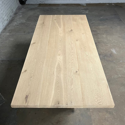 Tischplatte aus massiver Eiche 4cm dick – separat erhältlich – Top113