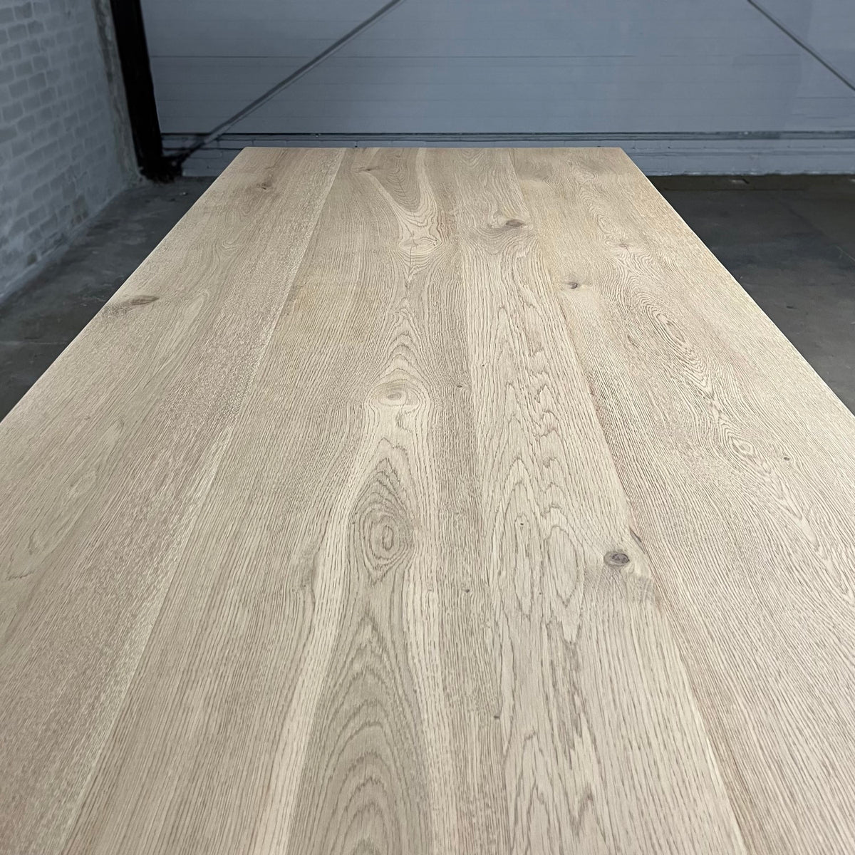 Tischplatte aus massiver Eiche 4cm dick – separat erhältlich – Top113