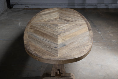 Alte Eiche Klostertisch oval – Annecy Landhausstil – H032