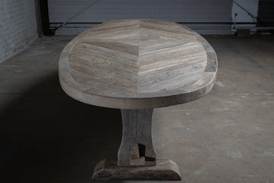 Alte Eiche Klostertisch oval – Annecy Landhausstil – H034