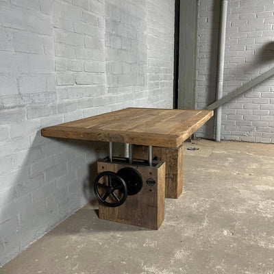 Eiche Couchtisch Höhenverstellbar von Hohe Qualität – Z019