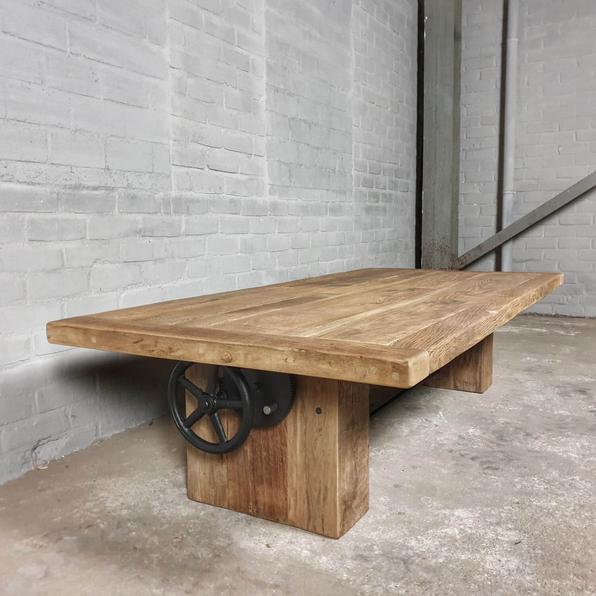 Eiche Couchtisch Höhenverstellbar von Hohe Qualität – Z019