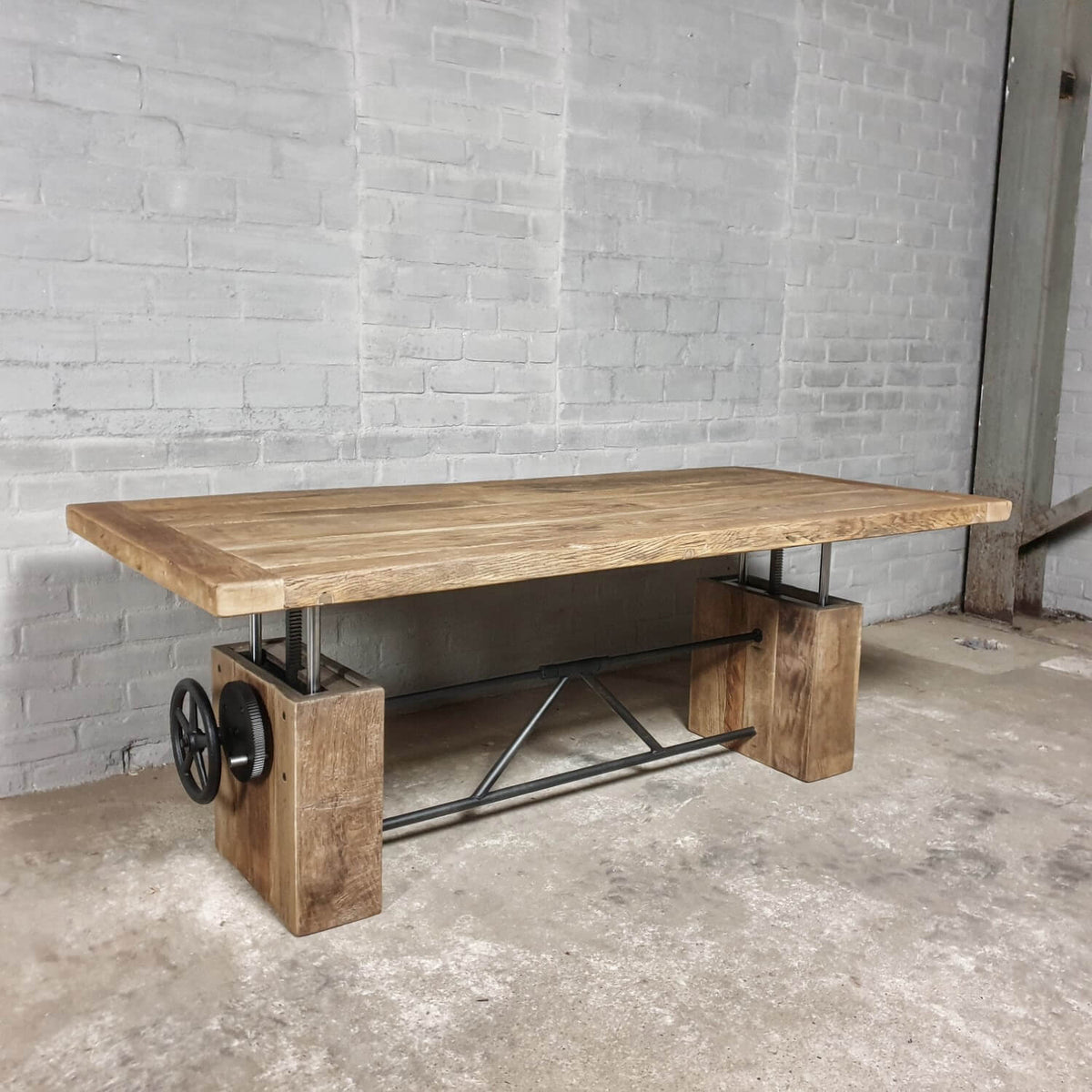 Eiche Couchtisch Höhenverstellbar von Hohe Qualität – Z019