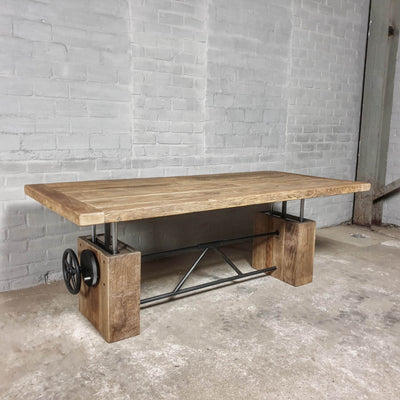 Eiche Couchtisch Höhenverstellbar von Hohe Qualität – Z019