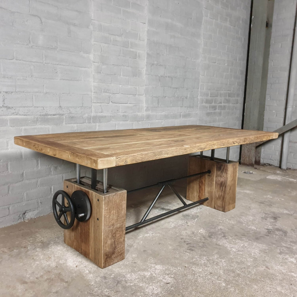 Eiche Couchtisch Höhenverstellbar von Hohe Qualität – Z019
