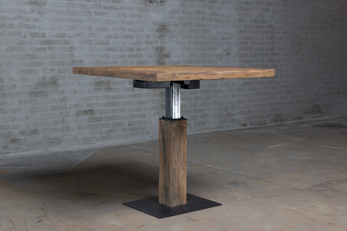 Holz Bartisch Bastro – Elektrisch verstellbar – Z040