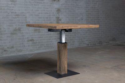 Holz Bartisch Bastro – Elektrisch verstellbar – Z040