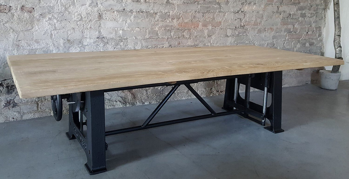 in Höhe verstellbare Industrie Design Couchtisch – DT25