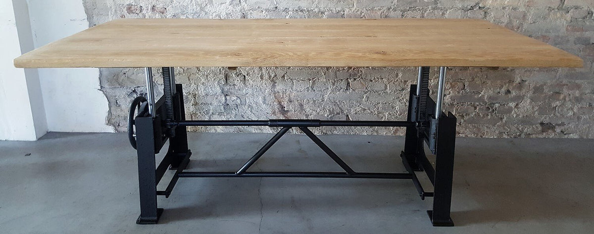 in Höhe verstellbare Industrie Design Couchtisch – DT25
