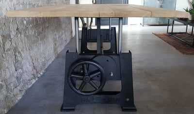 in Höhe verstellbare Industrie Design Couchtisch – DT25