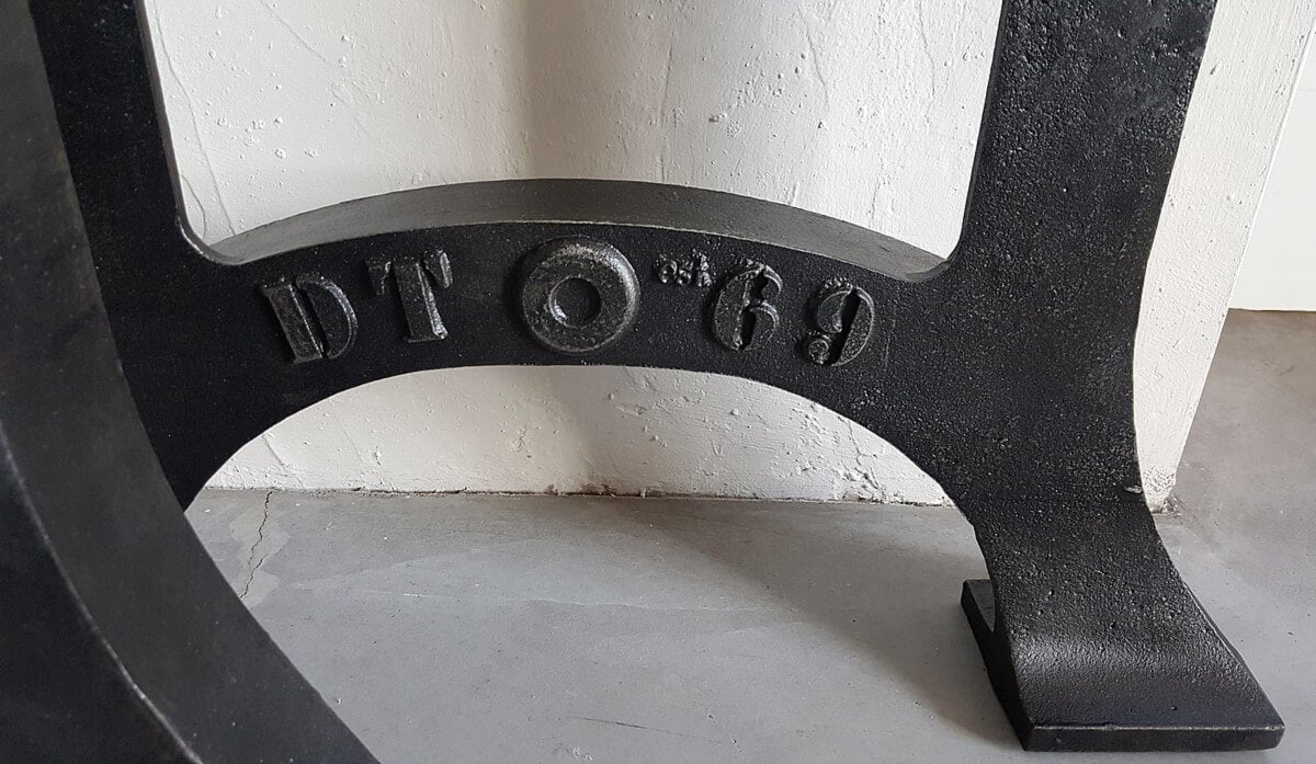 Tischbeine Metall Industriedesign – separat erhältlich – ind118-los