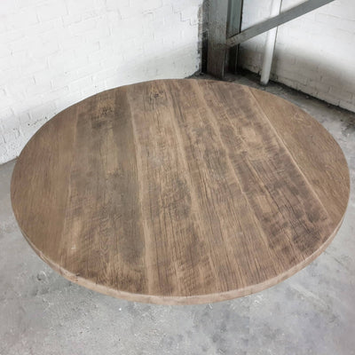 Runder Industrie Design Tisch – Gusseisen Tischgestell – DT16